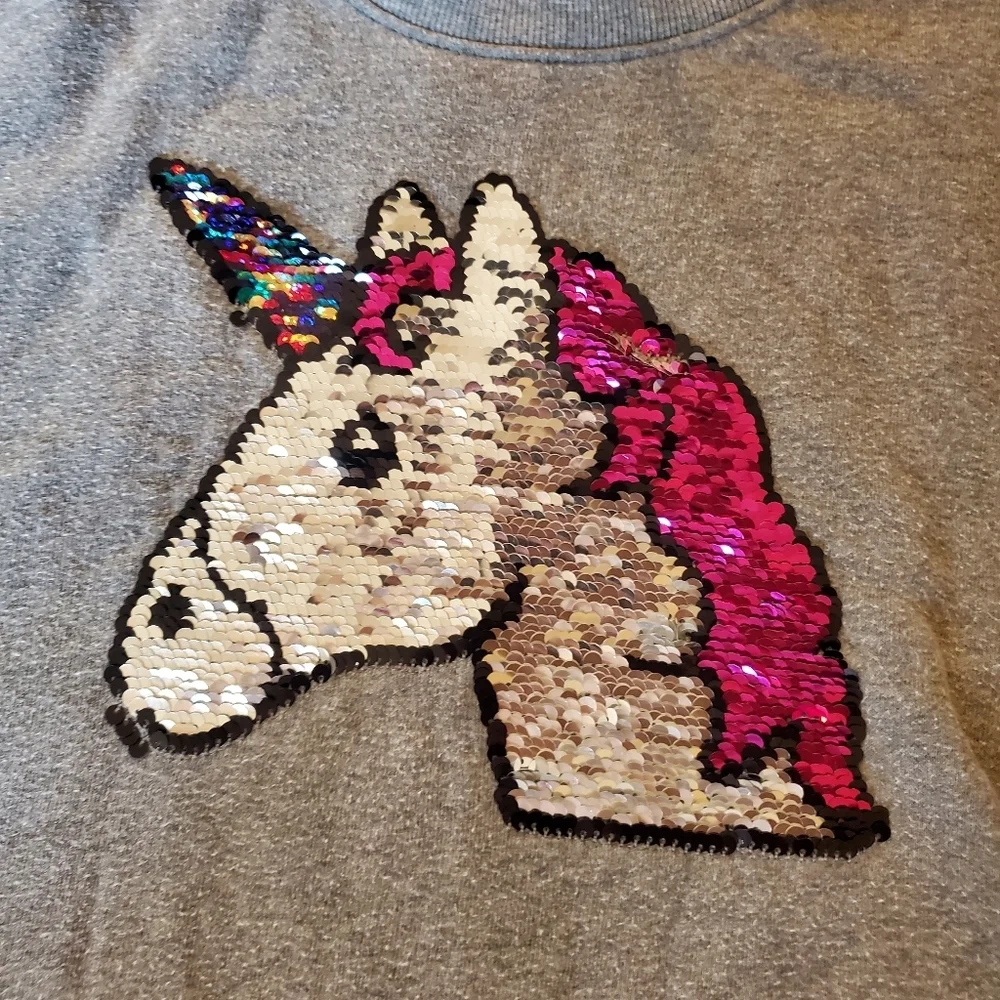 Girls Osh Kosh Unicorn Sequin Sweater